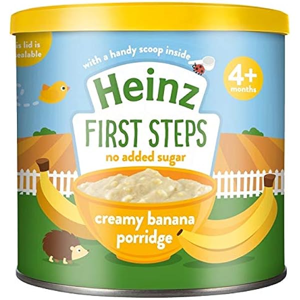 heinz first steps creamy banana porridge