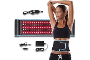 AAVEDA Red Light Therapy Belt,Therapy Belt Near-Infrared Light Therapy Flexible Wearable Pad for Weight Loss Tissue Repair, Resolve Inflammation, Relieve Joint & Back Pain