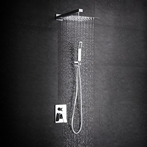 S R SUNRISE moderne Handbrause wasserfall Badezimmer silber anti-kalk-Düsen Duschkopf messing chrom SRSH011 - 6