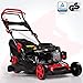 Produktbild Rotfuchs Benzin Rasenmäher Selbstantrieb 5in1-Funktion GT-Markengetriebe 196ccm max. 4,4kW(6PS) 53cm Schnittbreite 62L Grasfangkorb Reinigungsfunktion