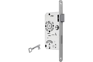 BKS zamek do drzwi BB klasa 1 wymiar trzpienia 55 mm mankiet 20 mm DIN odległość w prawo 72 mm zamek wpuszczany ze stali z pułapką z tworzywa sztucznego firmy SOTECH do drzwi pokojowych