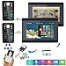 Produktbild JaidWefj Monitore Video Türklingel Intercom System mit RFID Passwort / 2X IR-Cut HD 1000TVL Kabelkamera und 2X 7 Zoll TFT Monitoren - Nachtsicht