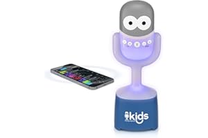 Singing Machine SMK445 Bluetooth Microphone Karaoke Machine with inbuilt speaker, Blue