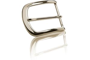 FREDERIC HERMANO Gürtelschnalle Buckle 40mm Metall Gold Poliert - Buckle London - Dornschliesse Für Gürtel Mit 4cm Breite - Goldfarben Poliert