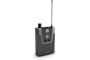 LD Systems U308 IEM R - In-Ear Monitoring System Empfänger, 863-865 MHz + 823-832 MHz, schwarz