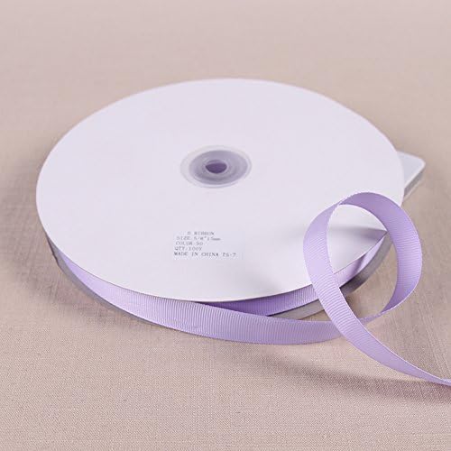 1.5Cm91 Meter Rib With Baking Packaging Clothing Decorated With Handmade Grosgrain Ribbon, Light Purple 1.5Cm 90# 91 M