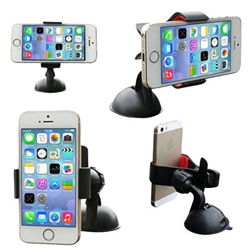 Smartphone-Mini supporto universale per cellulari, supporto auto per Iphone 6/6 plus/5/5S/5C/4/4S, Samsung Galaxy, S6/S5/S4/Note 3/4
