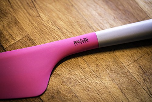 Paulis Kitchen – Flexibler Spatel für den Thermomix® TM5 / TM31 Mixtopf und Schüsseln (Pink/Grau) - 5