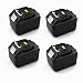 Produktbild 4X 6,0Ah 18V bl1860 Akku Batterie für Makita BL1860 BL1840 BL1850 BL1860 LXT400
