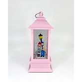 Romantik Kış Masalı Işıklı Kar K&uuml;resi - Sevgililer Pembe