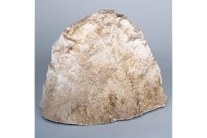 TEICHPOINT Dekorstein Fulda GFK 45 Abdeckung für den Garten, zum Abdecken von Steckdosen, Teichfiltern oder Anderen Gartenartikeln