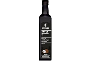 ‎DR. JOHANNA BUDWIG Dr. Budwig Kokosöl Bio MCT Öl (500ml) - nativ kaltgepresst - C8 & C10 Fettsäuren - vegan & ketogene Ernährung - flüssig - geschmacksneutral - mct oil - Ketone zum trinken - laborgeprüft - kokosnussöl