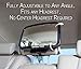 Baby Car Mirror - For Rear Facing Car Seats - Large, Secure Fit Baby Mirror - Easily View Infant In Backseat - Best Newborn Baby Accessory For Travel - Safety Tested + FREE Baby-On-Board Sign
