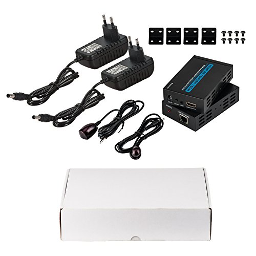 HDMI Extender, Mactis 1080P HDMI Signal Extenders über CAT5e/6 UTP/STP Ethernet Kabel Bis zu 150m (150m/492ft, Sender + Receiver) - 7