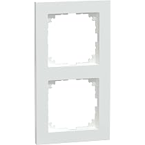 Merten M-Pure MEG4010-3660 - Telaio 1 x per prese e interruttori, in alluminio