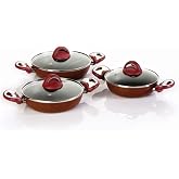 Crown Granite Omelet Set, 3 cpi, 16cmx18cmx20cm