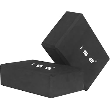 Brique Yoga ISE En Mousse EVA - 23x15x7.6cm Antidérapante Haute Densité