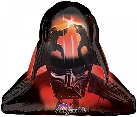 Star Wars Darth Vader Helmet Supershape Gift Balloon Helium Foil Anagram Balloons