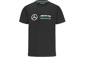 Mercedes AMG Petronas Formula One Team - Producto Oficial de Fórmula 1 - Camiseta con Logotipo Grande