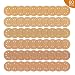 Produktbild iTrunk 60 Stück 8 Loch Gold Schleifscheiben 12,7cm (5“) Staubfrei Klettbefestigung Schleifpapier für Schleifmaschinen Exzenter-Schleifer – je 10 x 60 80 120 180 240 320 Körnung