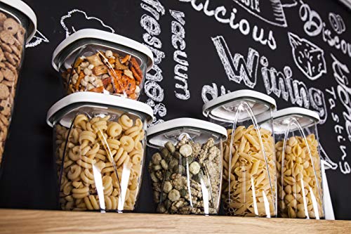 Tomorrow's Kitchen Conservador de Alimentos al vacío, Blanco, 15.00x15.00x10.00 cm