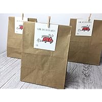 Mitgebseltüten Kindergeburtstag Feuerwehr Motiv