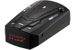 FORBANY Speederpro Radarwarner – 360° Allrounderfassung, Echtzeit-Sprachwarnungen, Plug-and-Play Installation, Kompakt-Leicht Design (Schwarz)