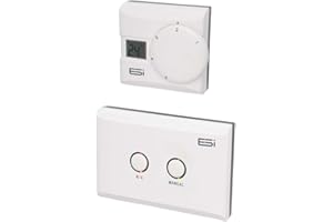 ESI - Energy Saving Innovation Controls ESRTERFW Wireless Electronic Room Thermostat with LCD Display