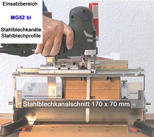 Sandwich Stichsägeblätter 3St MG52>100 mm u. 130 mm = 180 mm extra lang für Stichsäge mit t-Schaft Aufnahme u Stichsägetisch 012P 012P - 6