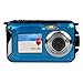 Price comparison product image Dual-screen Camera,CamKing 24 MP Front And Rear Life Waterproof Digital Camera-Blue