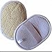 CareforYou® 2PCS Beige Exfoliating Body Sponge Loofah Loofa Back Strap Bath Shower Body Brush Scrubber