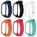 Produktbild 6 Stk Verschiedene Farben Mode Silikon Ersatz Armband Armband Smart Band Zubehör für Xiaomi Xiao Mi MiBand Mi Band 3