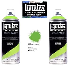 Liquitex Professional Vivid Lime Green Colour Aerosol Spray Paint Can