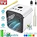 Produktbild Air Mini Cooler Luftkühler Mobile Klimageräte Klimaanlage, 3 in 1 Portable Luftbefeuchter und Luftreiniger, Klima Ventilator, Leakproof, New Filter Paper