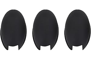 DEMERAS Saxophone Finger Rest, 3Pcs/Set Rubber Saxophone Palm Key Risers Pads, Black Sax Thumb Rest Cushions for Soprano Alto Tenor Sax,Wind instrument accessories