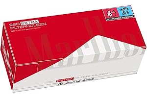 Philip Morris 1000 Marlboro Red EXTRA (4 x 250er Hülsen) Filterhülsen,Zigarettenhülsen