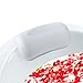 Produktbild HOMFA Badewannenkissen Nackenkissen Wannenkissen Badekissen Kopfkissen Nackenstütze Weiß wärmebeständig 26x13x7.2cm