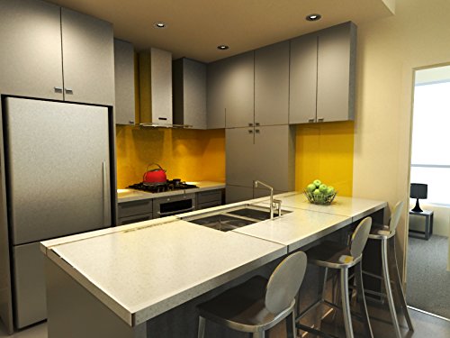 Küchenrückwand aus Glas, hochwertige Glasrückwand in 10 Farben, maßgefertigt … - 6