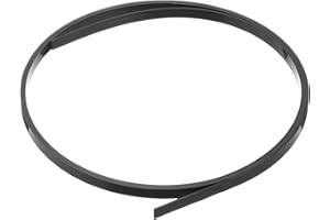 sourcing map Plastic Binding Purfling Strip 1650x6x1mm Guitar Binding Edge Trim for Acoustic Classical Guitar Parts Accessories Pure Black