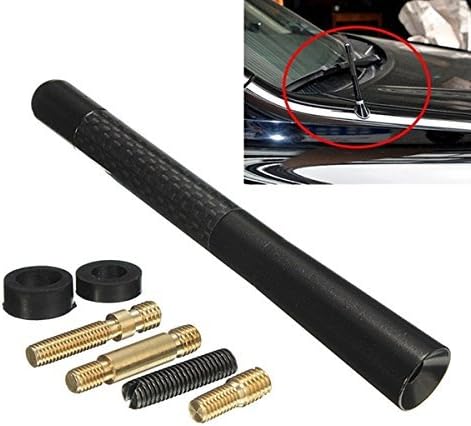 Universal Carbon FM Radio Antenna BMW 1 2 3 4 5 6 7 8 Series X1 X3 X4 X5 X6 E30 E36 E46 E90 E91 E60 E61 M TEC SPORT E92 E68 E67 M3 M5 E87 E86 Z4 Z3 Coupe