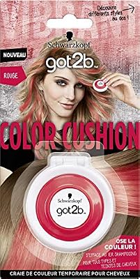 Got2B Color Cushion Coloration Temporaire Cheveux Craie Rouge 3,5 g