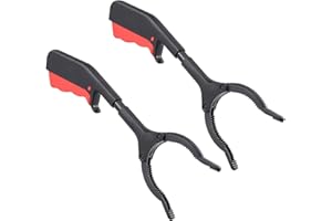 Diyxisk 2 Stück Greifer,Müllzange,Aufhebehilfe für Senioren,Geeignet für Behinderte Kinder Erwachsene Garten Pflegeheim