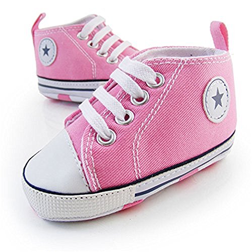 Prewalker Sweet Canvas Sneaker Antiskid Soft Cute Trainer 3-18M Four Seasons