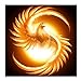 Produktbild MXJSUA 5D DIY Diamant Malerei nach Anzahl Kit Fulll Runde Dril Perlen Kristall Strass Stickerei Kreuzstich Bild liefert Kunst Handwerk Wandaufkleber Dekor Phoenix 12x12In