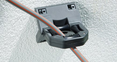 Gardena 8025-20 Schlauchbox Comfort 35 roll-up automatic Li; zur Wandmontage (Einzug über Lithium Ionen Akku per Tastendruck; Box um 180 Grad schwenkbar) Schlauchlänge 35 m - 12