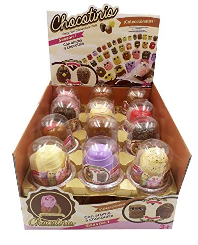 C Y P Chocotinis Peluche Transformable avec Odeur Mod. Sdos (Exp. 24 pièces), Multicolore (1706003