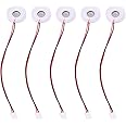 ULTECHNOVO Mist Maker Fogger, Ultrasonic Atomization Maker Ceramic Discs Humidifier Repair Replacement Parts Humidifier Accessory (16mm, 5pcs)