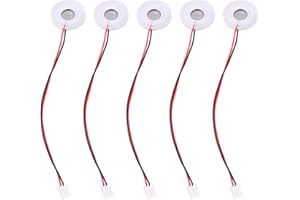 ULTECHNOVO Mist Maker Fogger, Ultrasonic Atomization Maker Ceramic Discs Humidifier Repair Replacement Parts Humidifier Accessory (16mm, 5pcs)