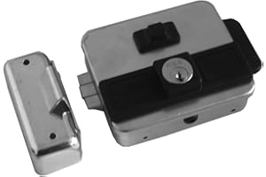 YALE SECURITY YALE Serratura elettrica da applicare Multipla Corni pulsante/cilindro FIX/FIX zincata