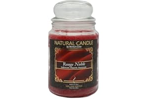 NATURE CANDLE BY BONTURI CASA NATURE CANDLE candela profumata 100% cera vegetale - Giara 580g Rouge Noble
